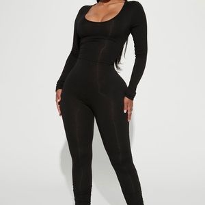 Black Bodycon Jumpsuit
